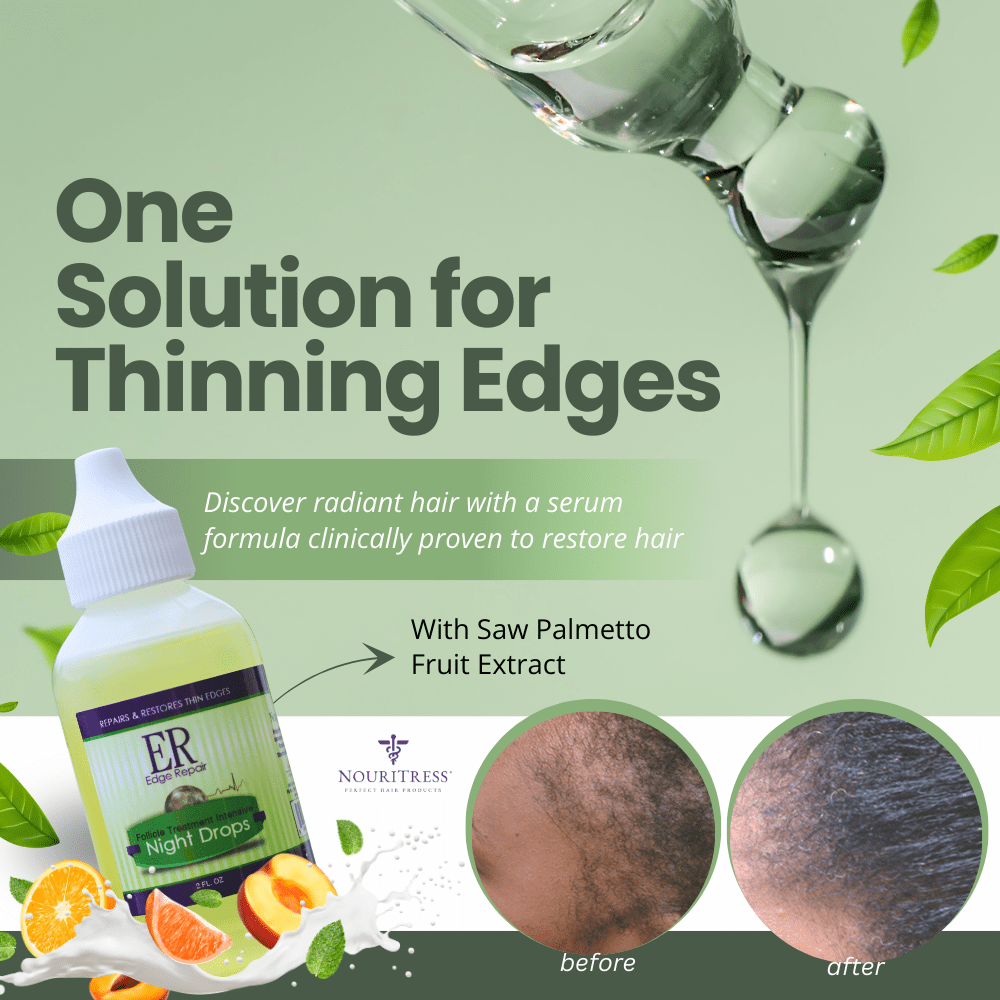 Edge Repair Follicle Treatment System for Natural Hair - NouriTress Hair Products