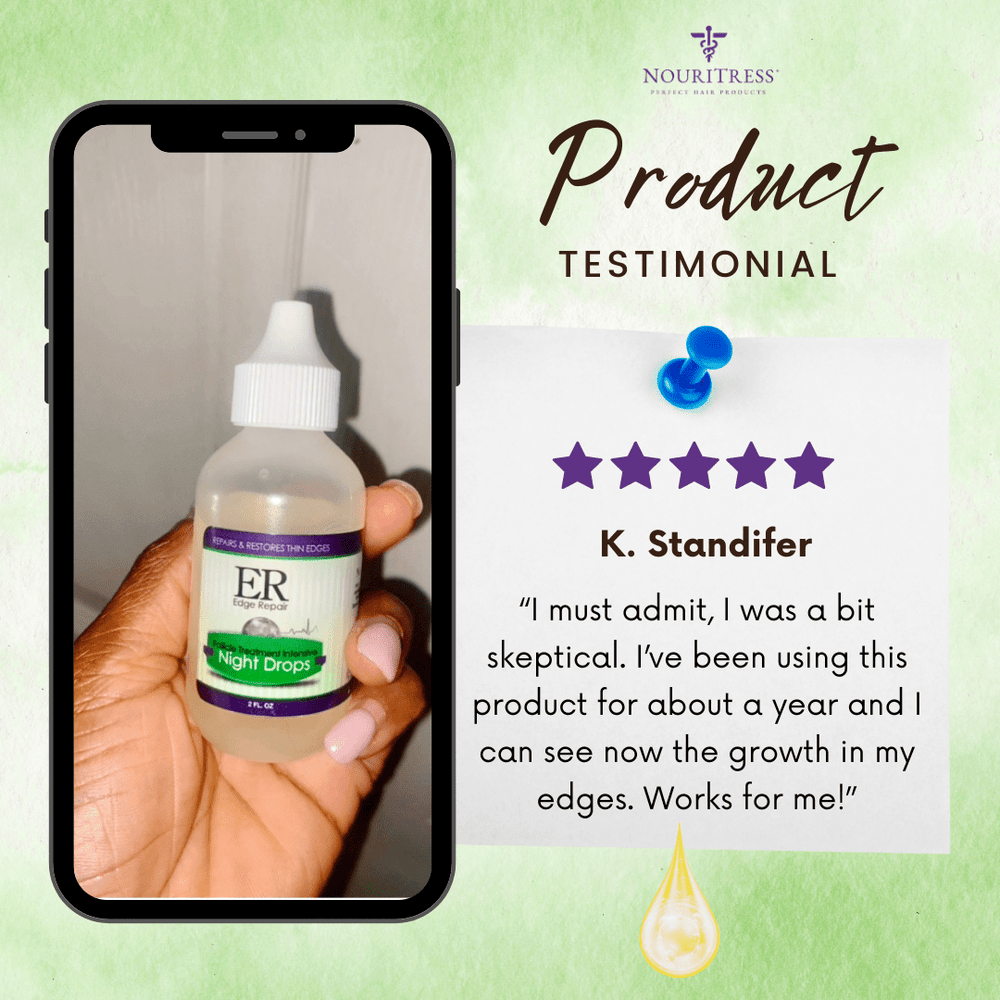 Edge Repair Follicle Treatment System for Natural Hair - NouriTress Hair Products
