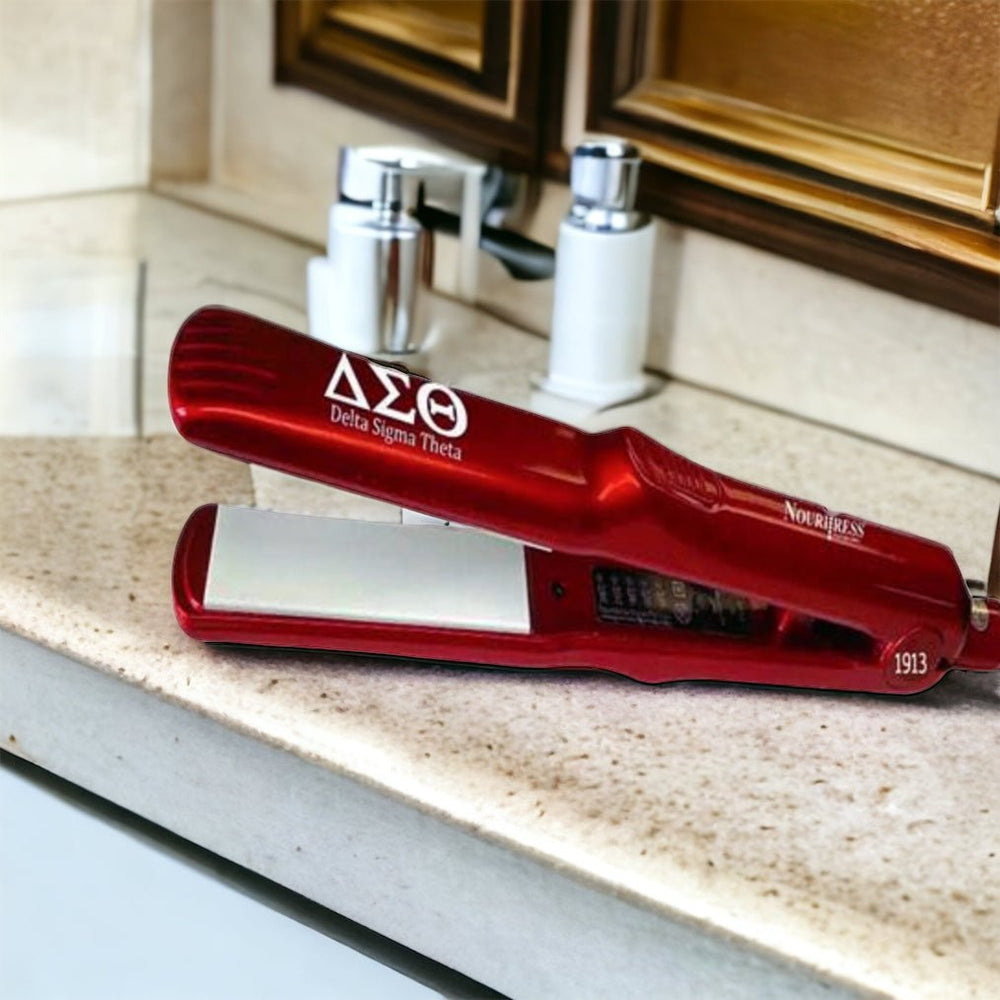 DST Ceramic Nano Titanium Flat Iron - NouriTress Hair Products
