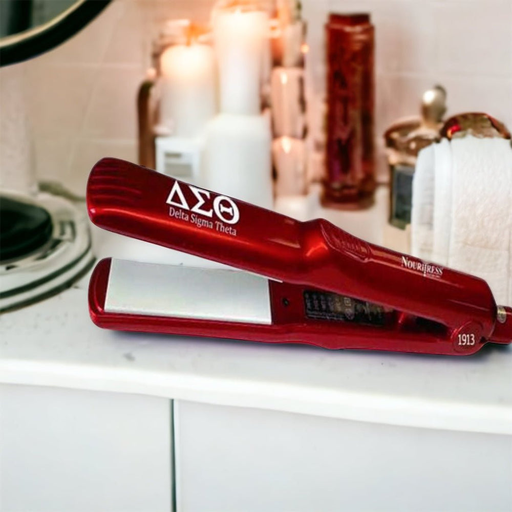 DST Ceramic Nano Titanium Flat Iron - NouriTress Hair Products