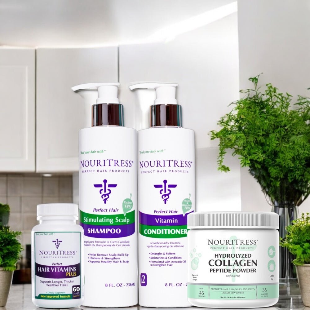 MenoTress Hair Rejuvenation Treatment System - 4pc - NouriTress Hair Products