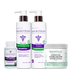 MenoTress Hair Rejuvenation Treatment System - 4pc - NouriTress Hair Products