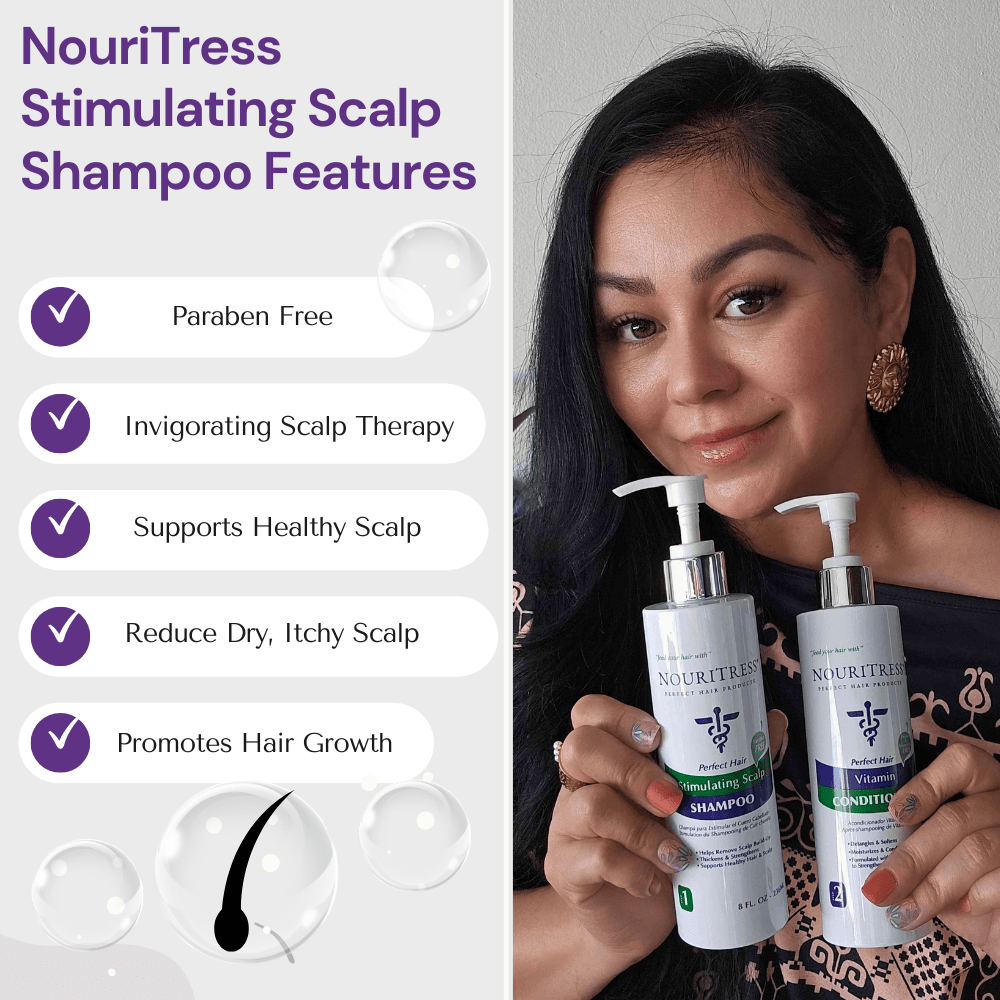 Stimulating Scalp Shampoo - NouriTress Hair Products