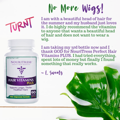 NouriTress Perfect Hair Vitamins PLUS - 60 tabs. - NouriTress Hair Products