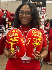 HBCU Inspired Puffy Snug Slippers - Tuskegee - NouriTress Hair Products