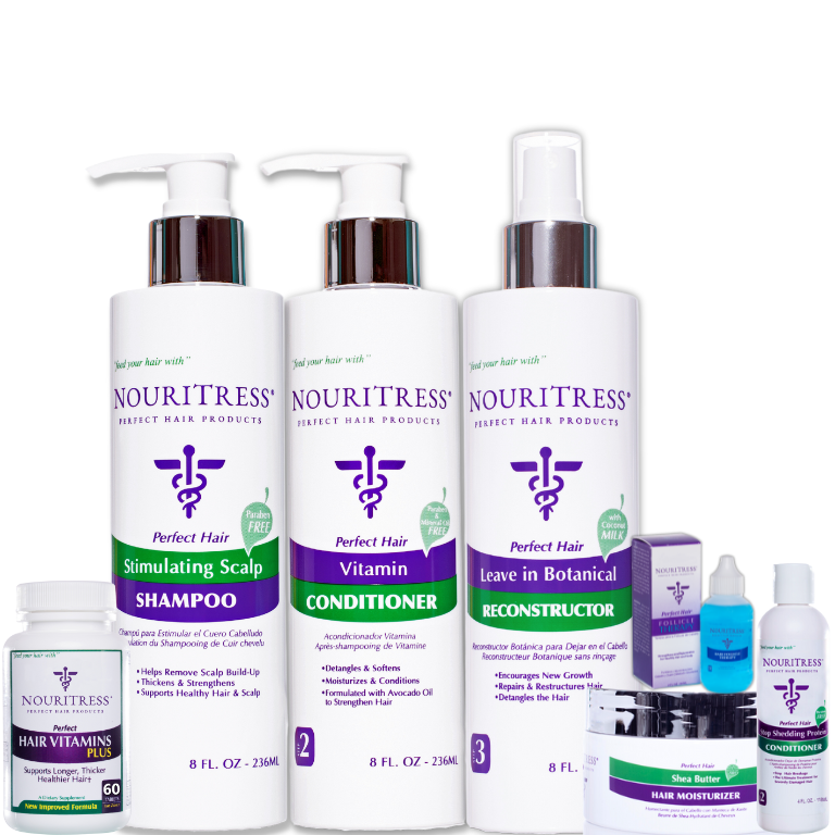 7 ud. Sistema completo de tratamiento del crecimiento del cabello