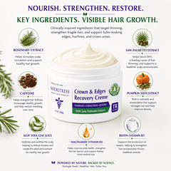 NouriTress Crown & Edges Recovery Crème - NouriTress Hair Products