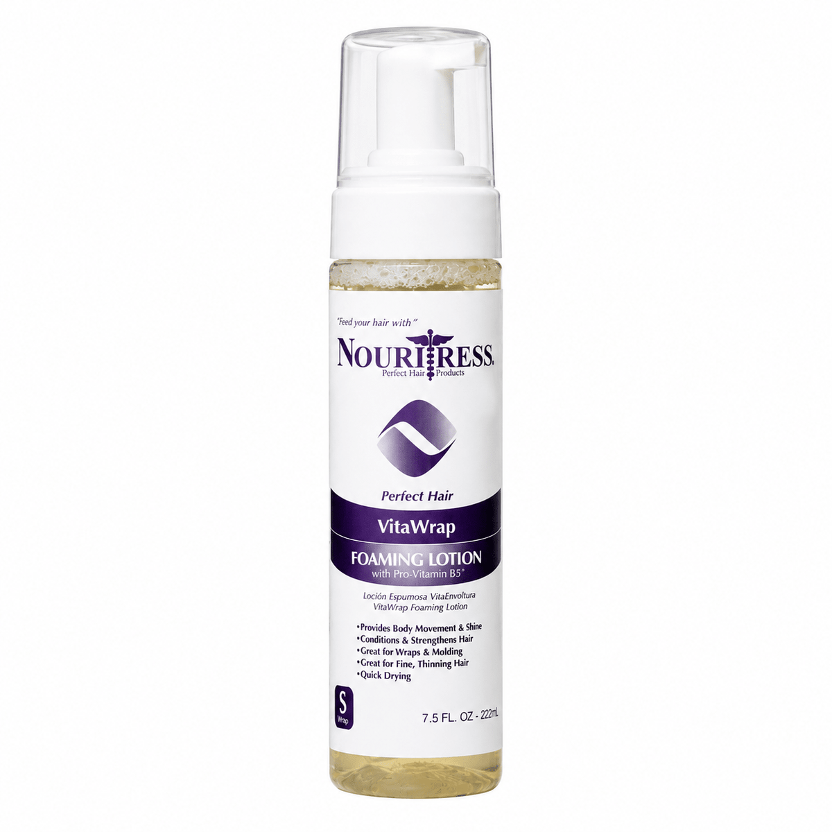 VitaWrap Foaming Lotion w/ProVitamin B5 - 8oz. - NouriTress Hair Products